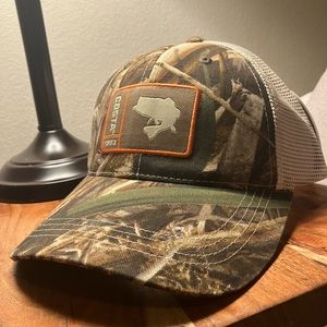 Camo trucker hat costa Del Mar mesh back